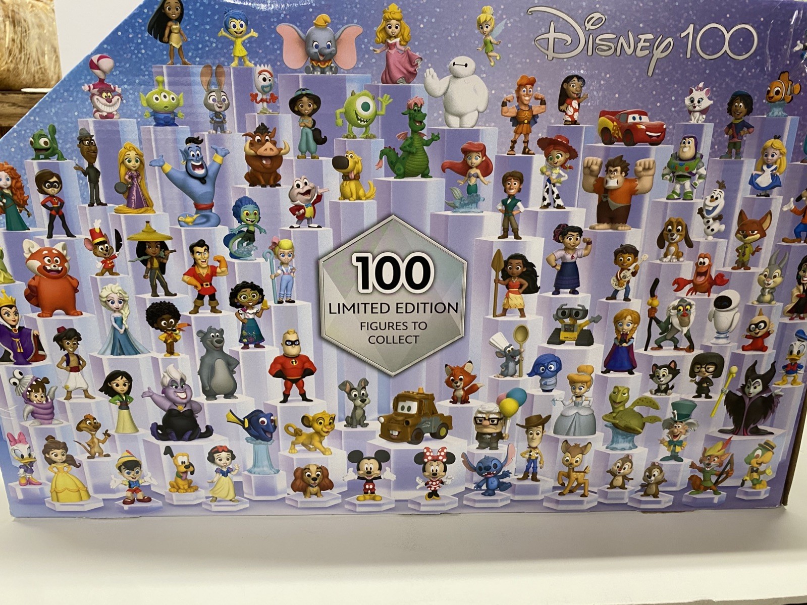 Just Play Disney 100 Years COMPLETE SET 12 Packs 100 Figures NEW Limited Edition