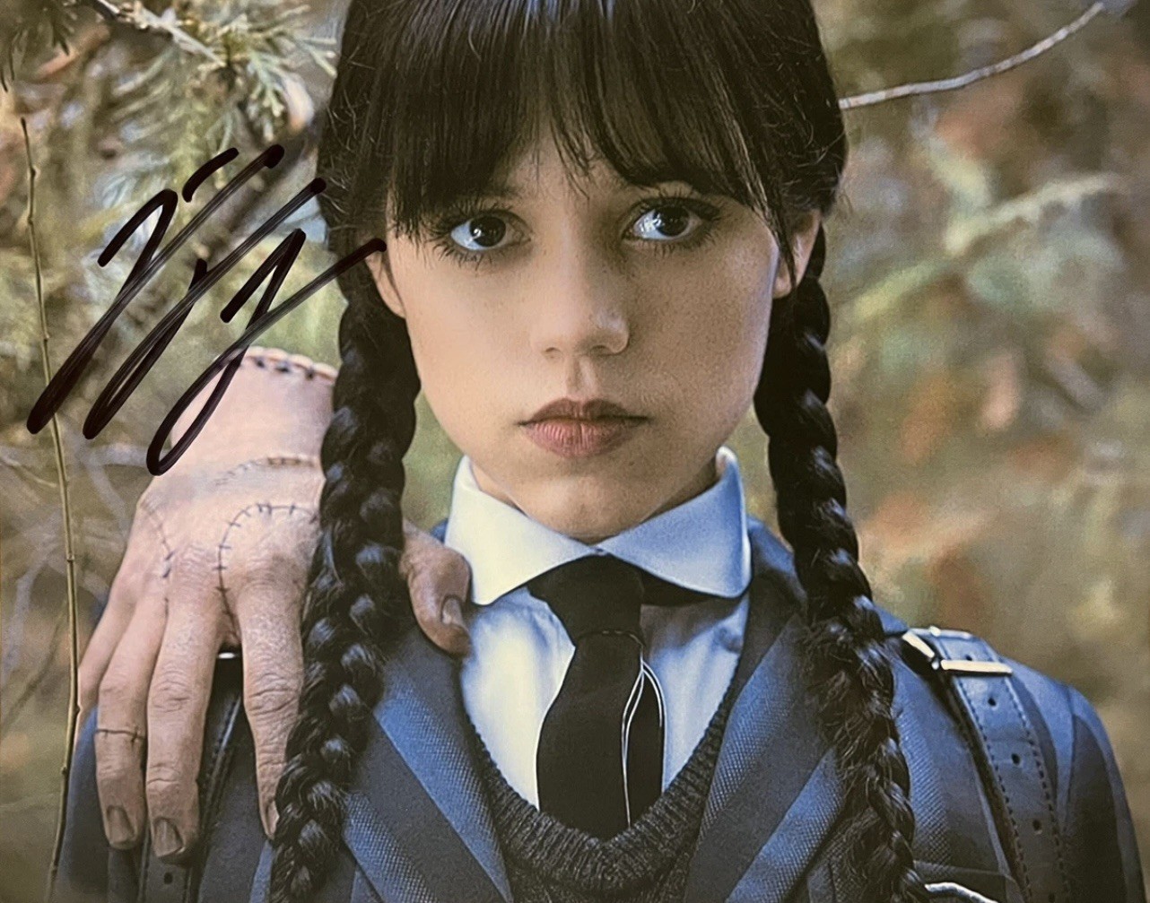 Jenna Ortega Signed REPRINT 8x10 Photo Wednesday