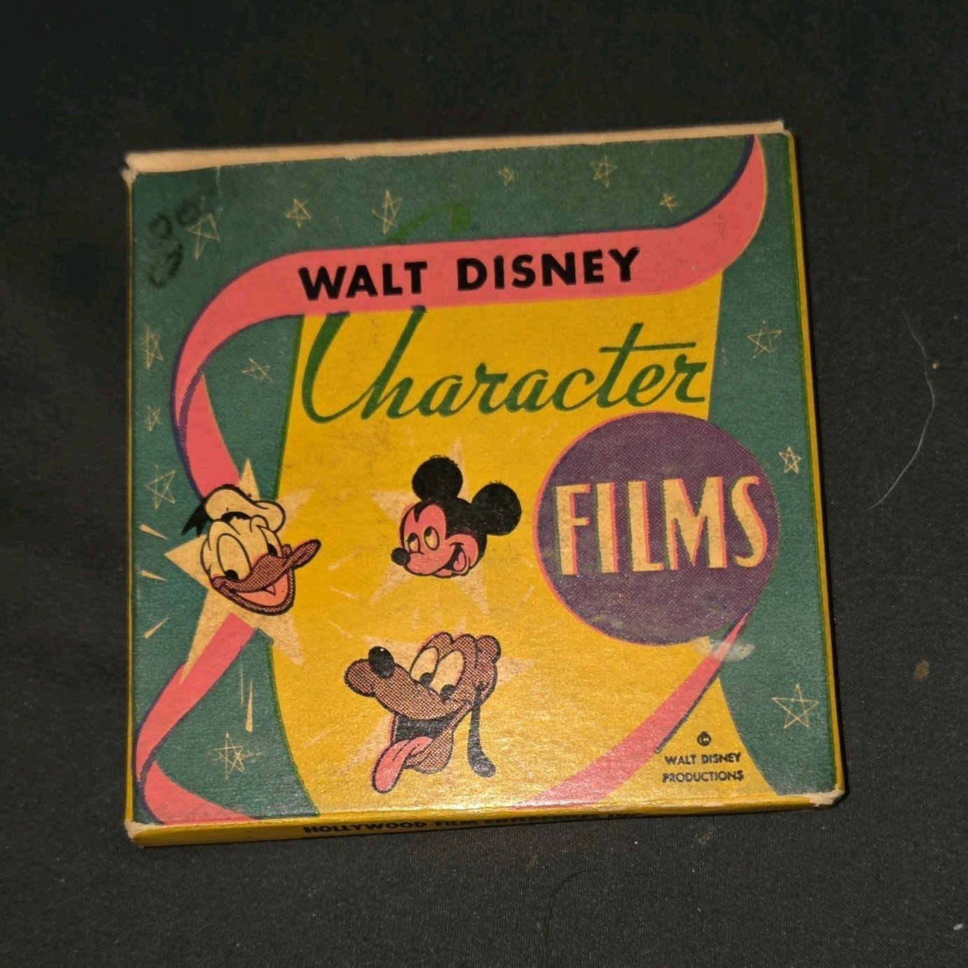 Walt Disney Character Films 8mm Movie Reel Animation Children's Black & White