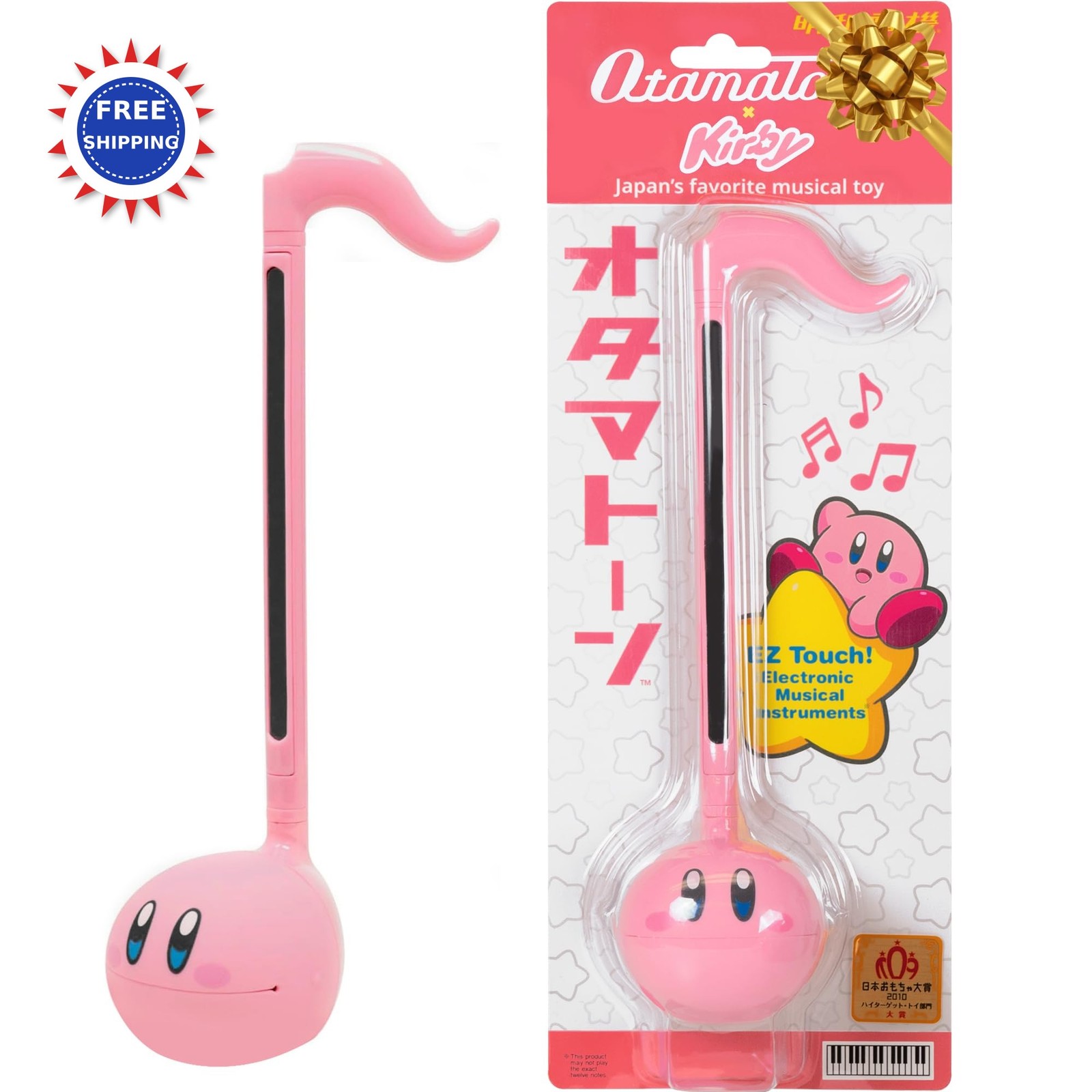 Otamatone Kirby Pink Star Hero Japanese Electronic Musical Instrument Portable