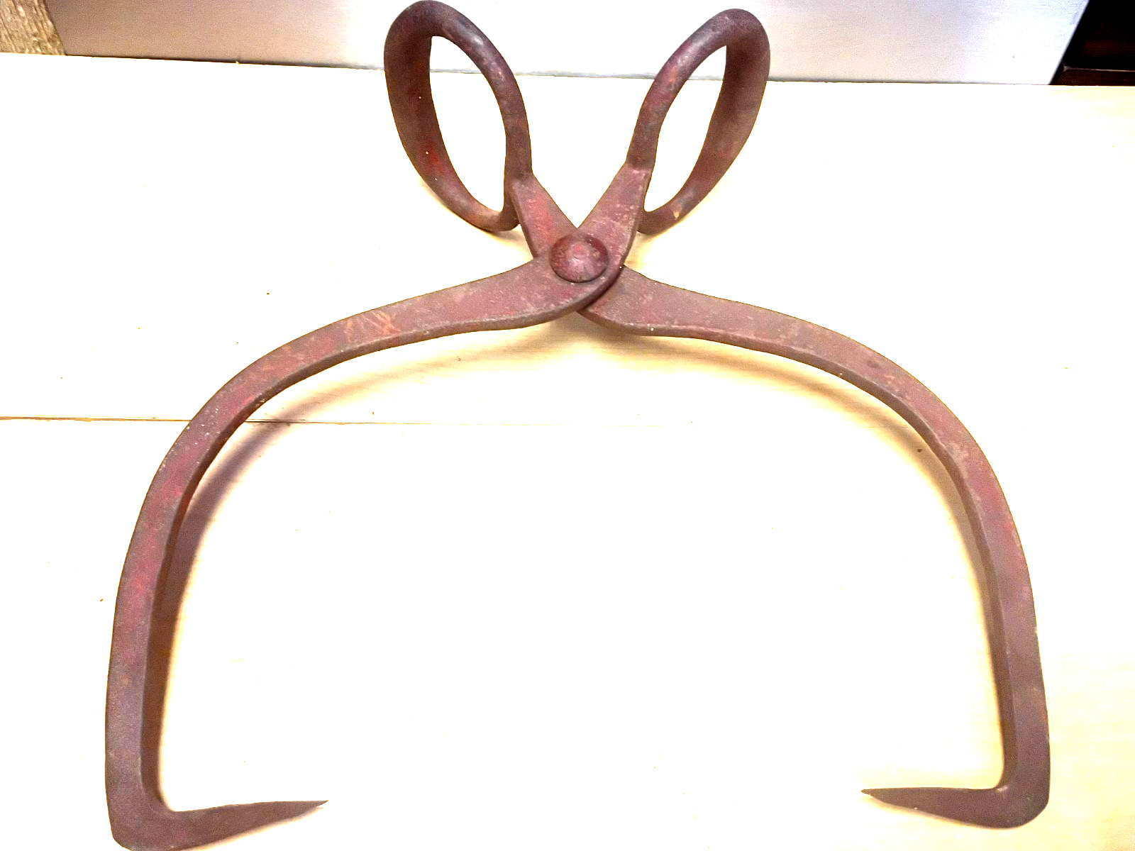 STAATSBURG Ice TONG Tongs Set  reddish color