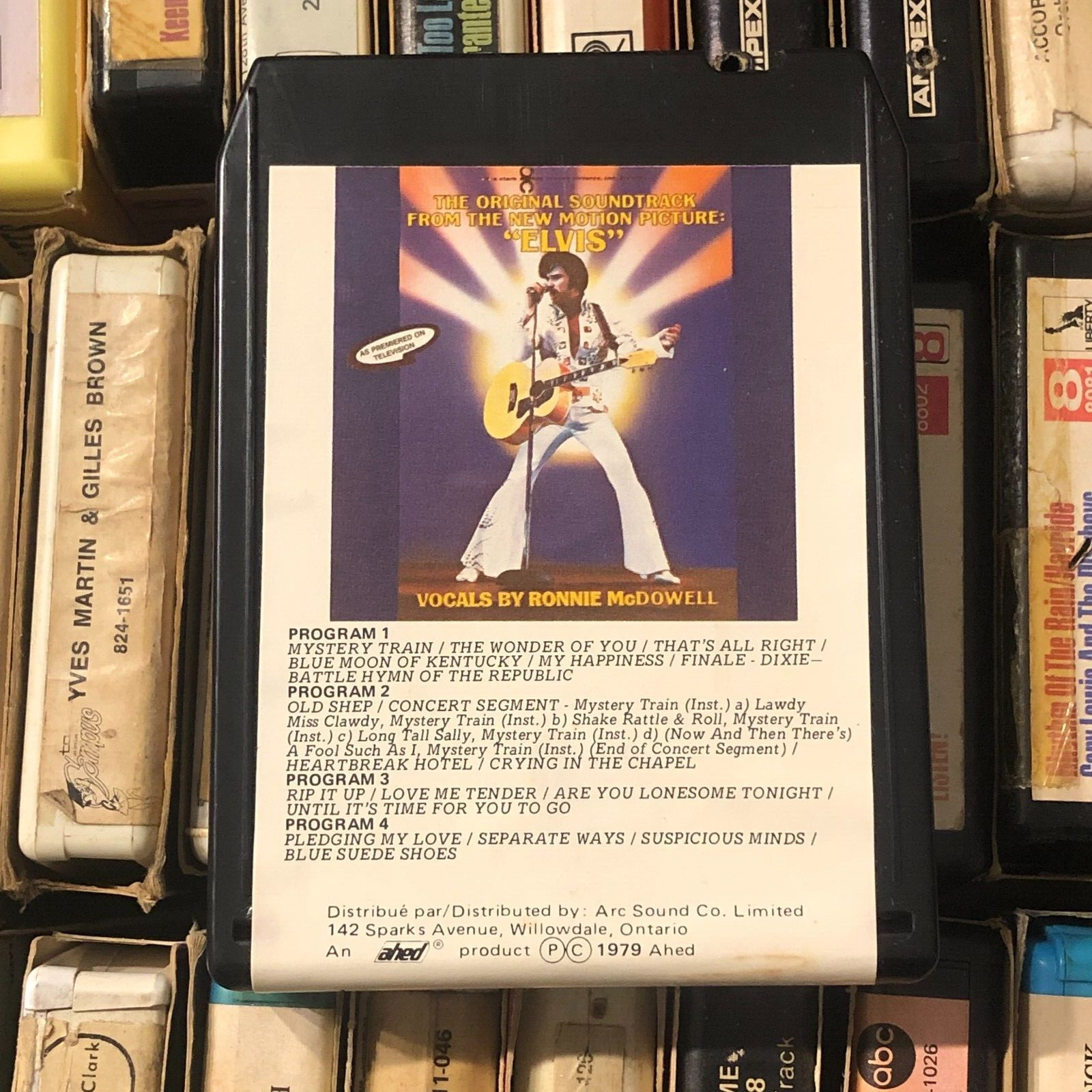 Ronnie McDowell : Elvis the New Motion Picture soundtrack 1979, 8 Track Tape CND