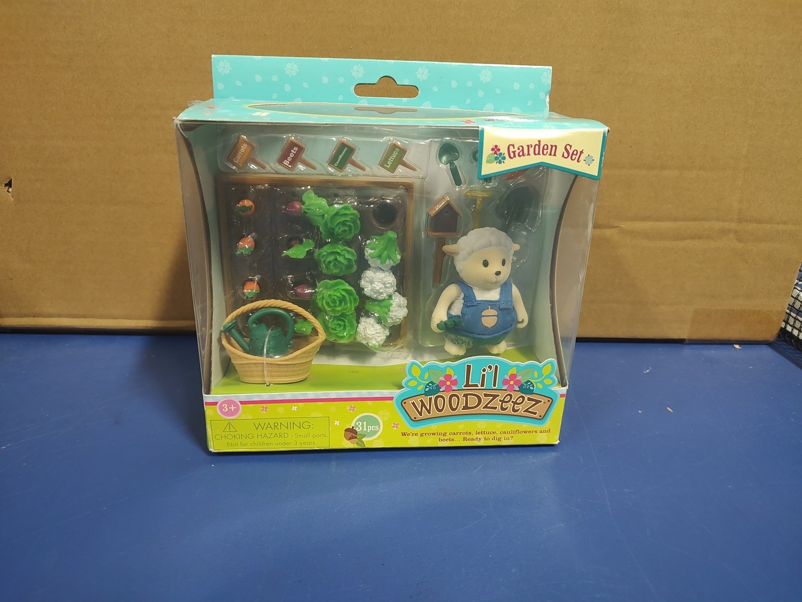 Li'l Woodzeez Garden Set 31 Pcs w/ Jake Snipadoodles Figure  B6