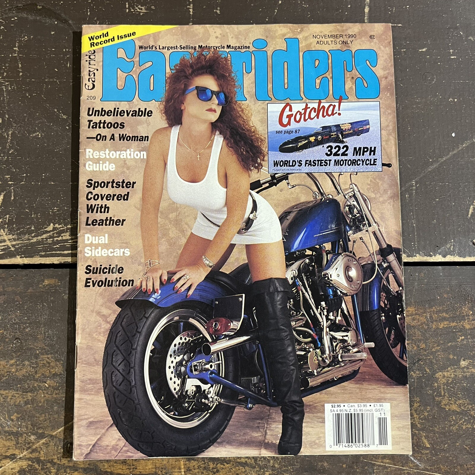 Easyriders Magazine November 1990 bikers choppers outlaws vintage motorcycle