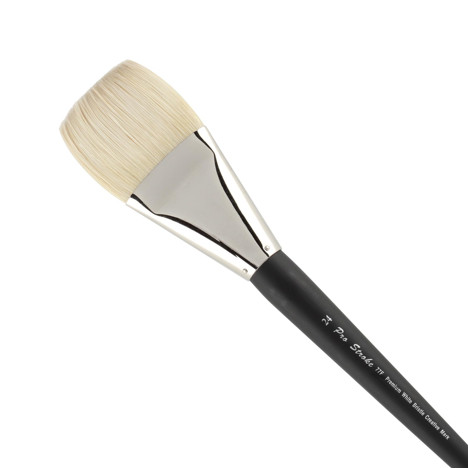 Creative Mark Pro Stroke White Chungking Hog Bristle Artist Paint Brush Flat #24