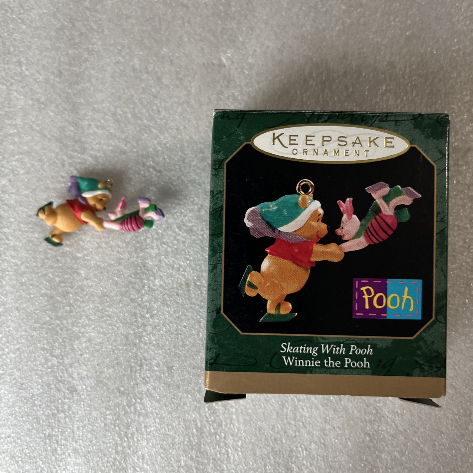 Hallmark Skating with WInnie Pooh 1999 Miniature Keepsake Ornament NEW Piglet
