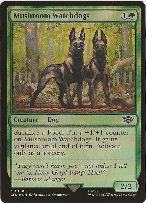 Mushroom Watchdogs 0180 Common MTG Lord of the Rings Middle Earth NM/MT