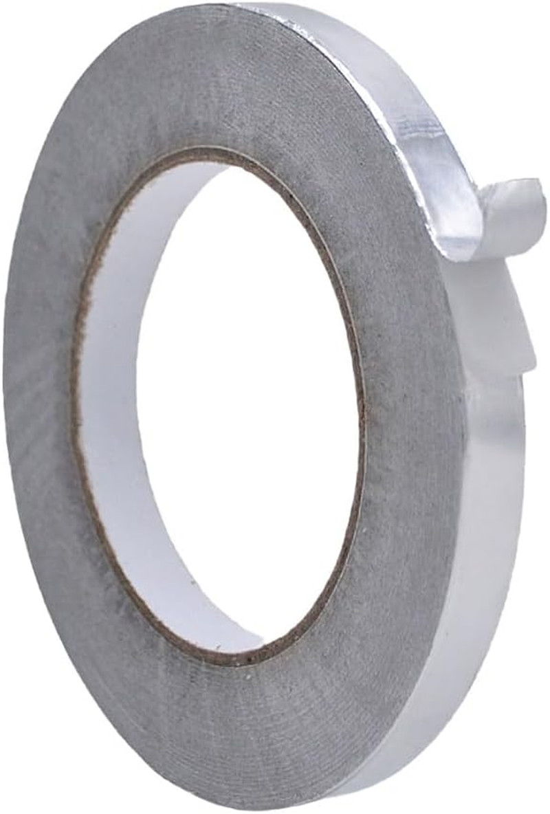 WOD Aluminum Foil Tape - 1/2 Inch X 50 Yd. Heat Shield Reflective Sealant Tape -