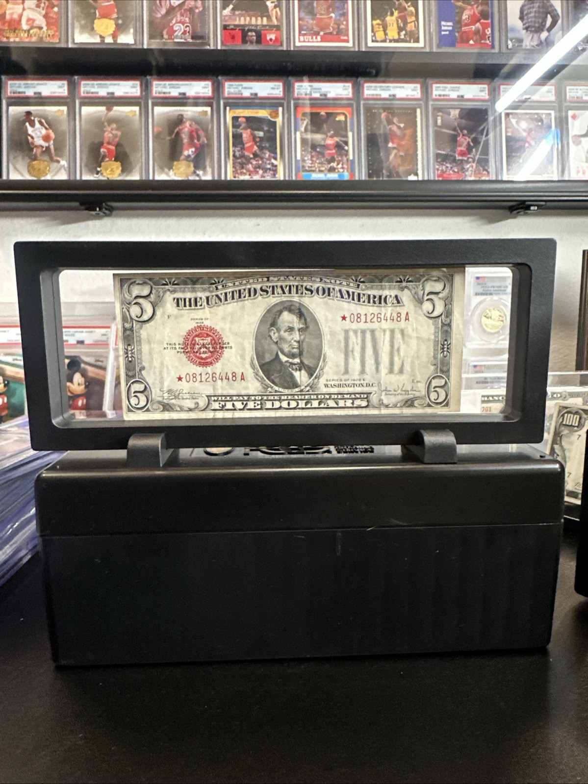 ⭐️$5 1928-E Red Seal United States Note STAR Free Shipping !!!!