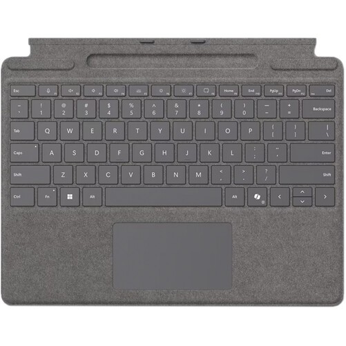 Microsoft 8XB-00186 SURFACE PRO KEYBOARD WITH PEN STORAGE PLATINUM