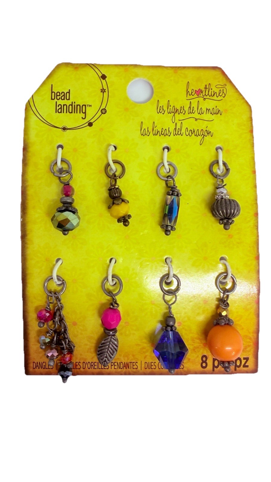 Bead Landing Crystal Dangle Charms