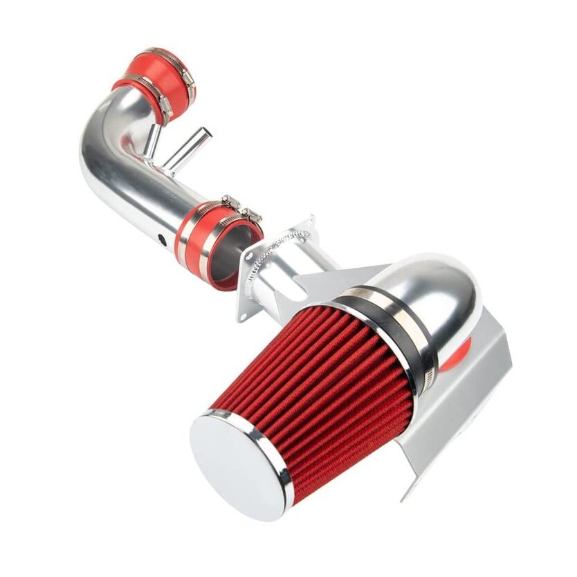  Air Intake Kit, 3" & 3.5" Cold Air Intake System Kits + Filter Aluminum 