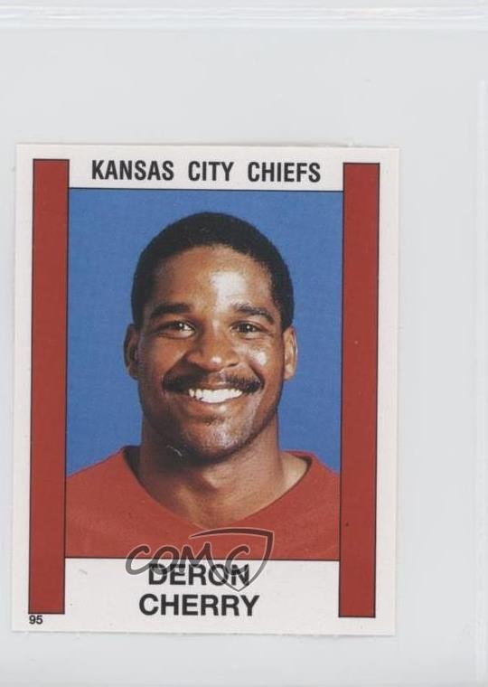 1988 Panini Album Stickers Deron Cherry #95 0q3