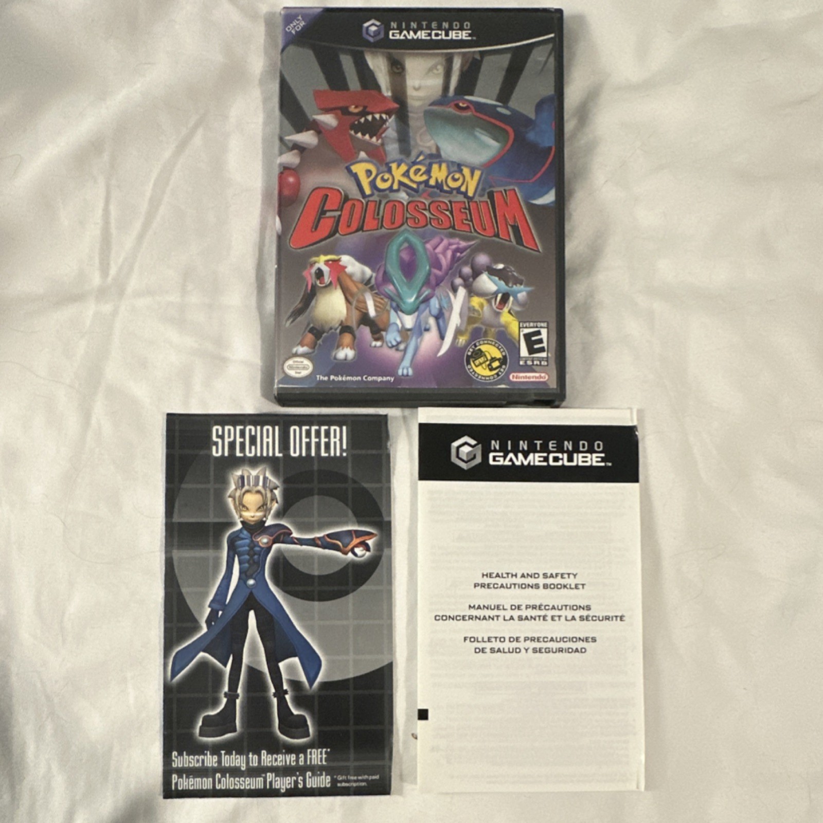 Nintendo GameCube Pokémon Colosseum case and inserts only! No game included