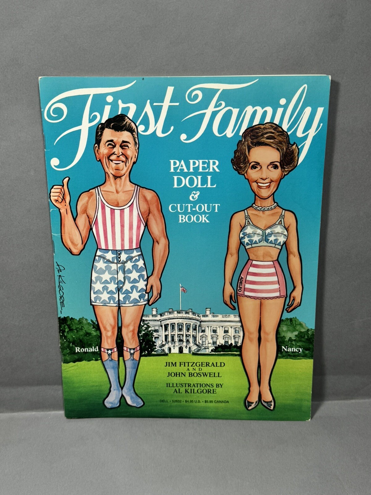 Rare Ronald Reagan First Family Paper Doll & Cut Out Book Complete 1st Printing