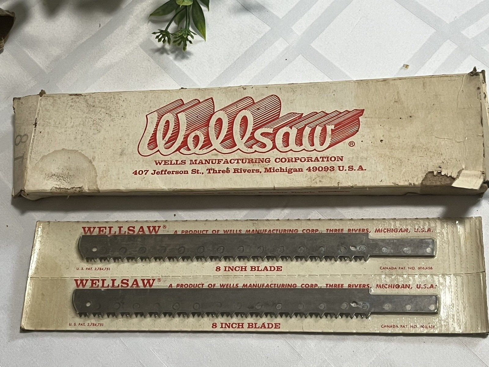 2 Jarvis Wellsaw 8” Stainless Steel Cutting Saw Blades for 400, 404 Series NEW