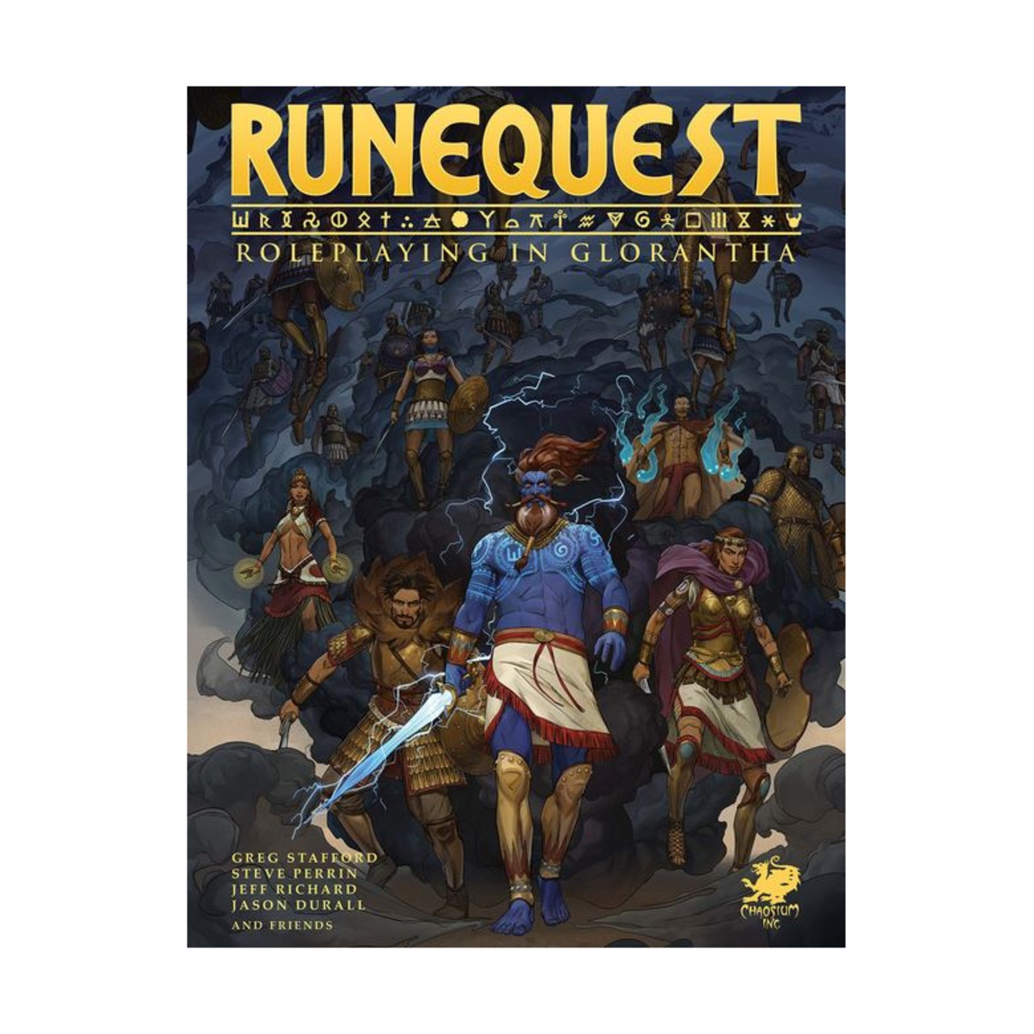Chaosium Runequest Roleplaying in Glorantha (4th Ed) NM