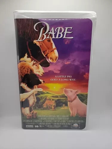 Babe (VHS, 1996, Clamshell, Pig Movie) James Cromwell