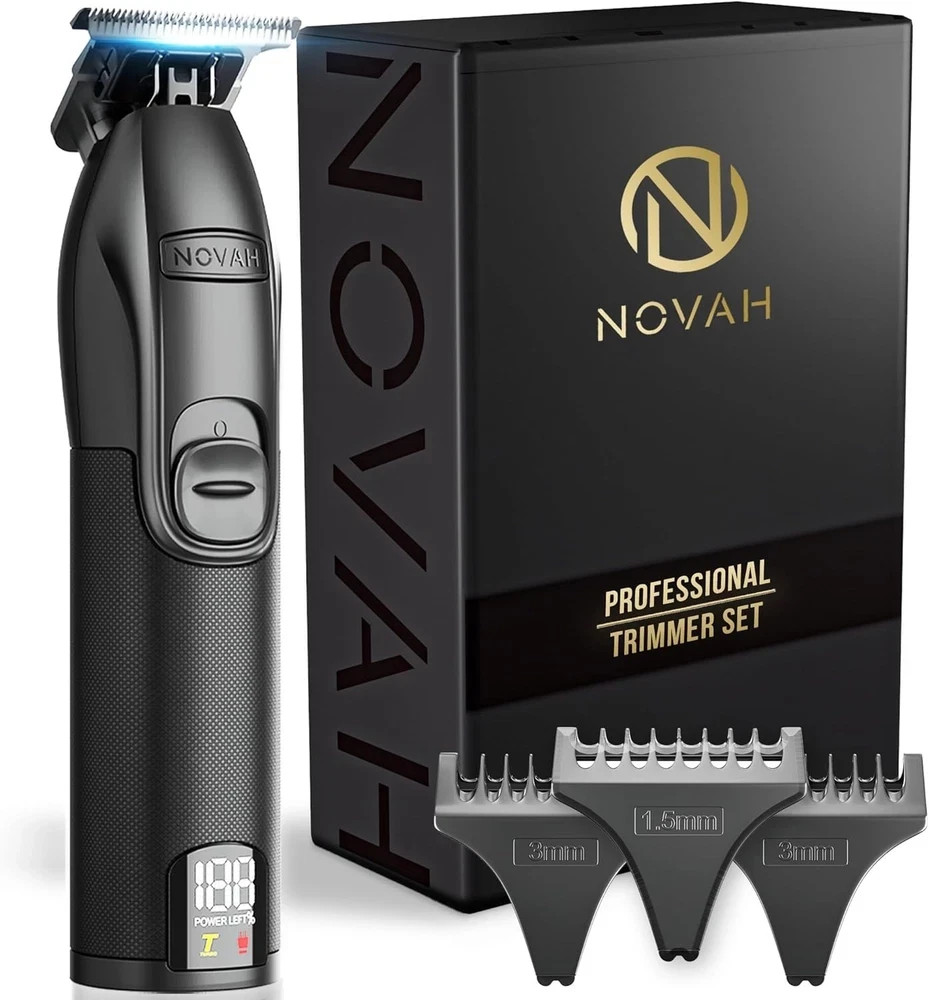 Novah Professional Hair Clippers for Men, Professional Barber Clippers and Tr...