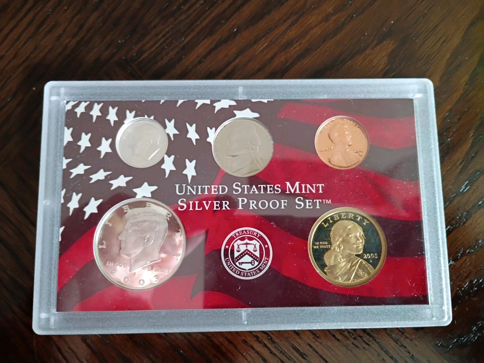 2003 S United States Mint SILVER Partial Set 5 Coins No COA Or Box