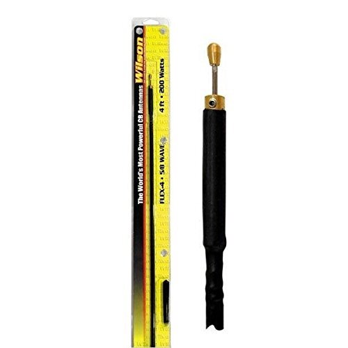 Wilson Antenna 305-4FD FLEX4 4ft 200-Watt CB Radio Flexible Fiberglass Antenna