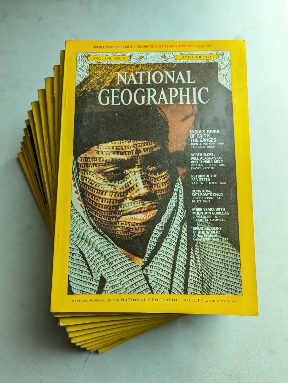 National Geographic Magazines 12 Issues 1971