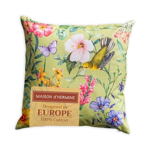  Decorative Pillow Covers 18 x 18" x 18" (Pack of 1) 006 - Hesperides - Oiseaux
