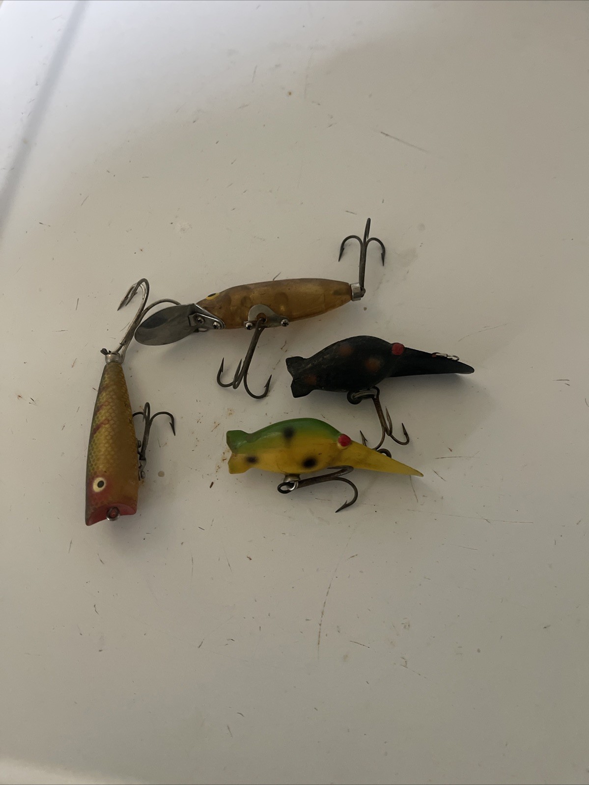 Vintage Fishing Lures Lot 4 Lures Lot