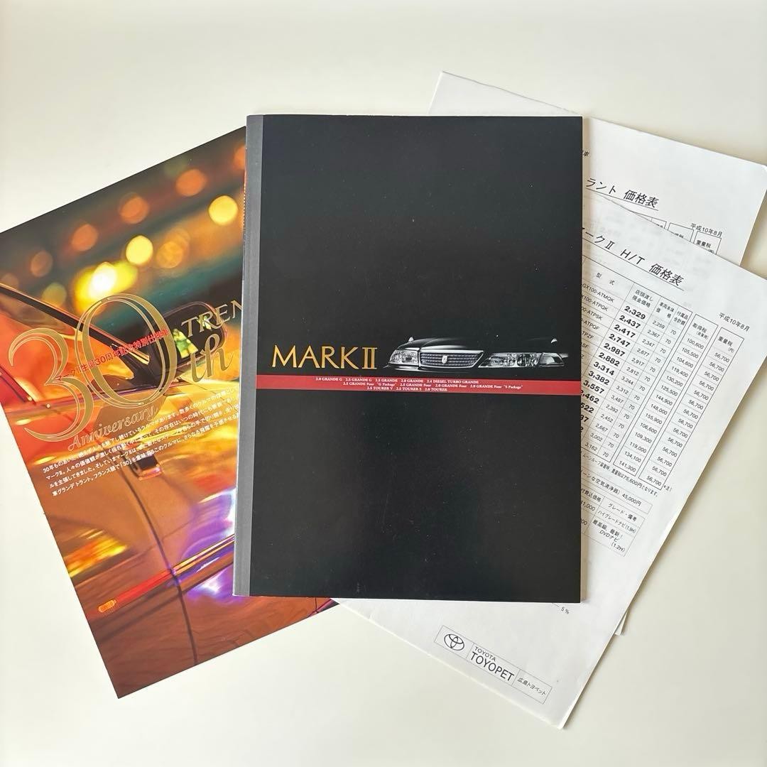 Collection Release Mark Ii 100 Series Book Catalog 30Th Anniversary Car
