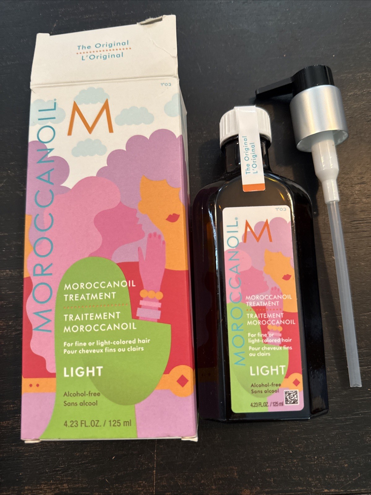 Moroccanoil Oil Treatment for Fine or Light-Colored Hair 4.23 oz 125 ML 