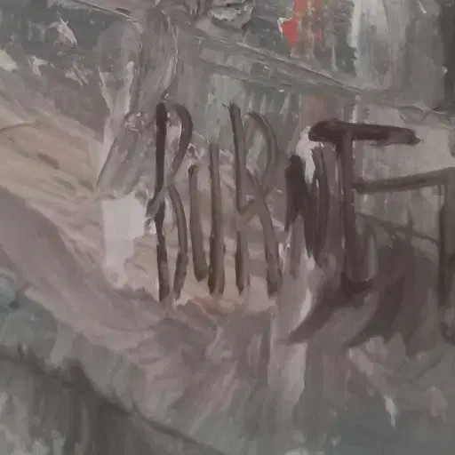 Western Painting Oil Art Paris Eiffel Tower Scene Signed