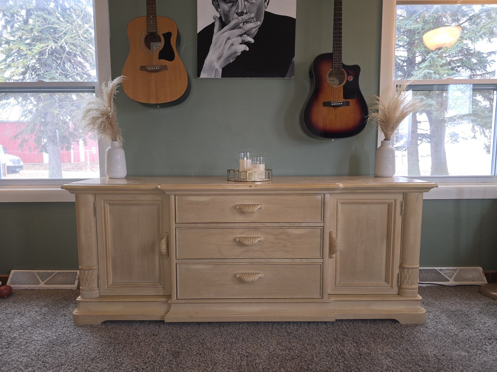 Bernhardt Traditional Buffet Sideboard Credenza Cabinet Made in USA