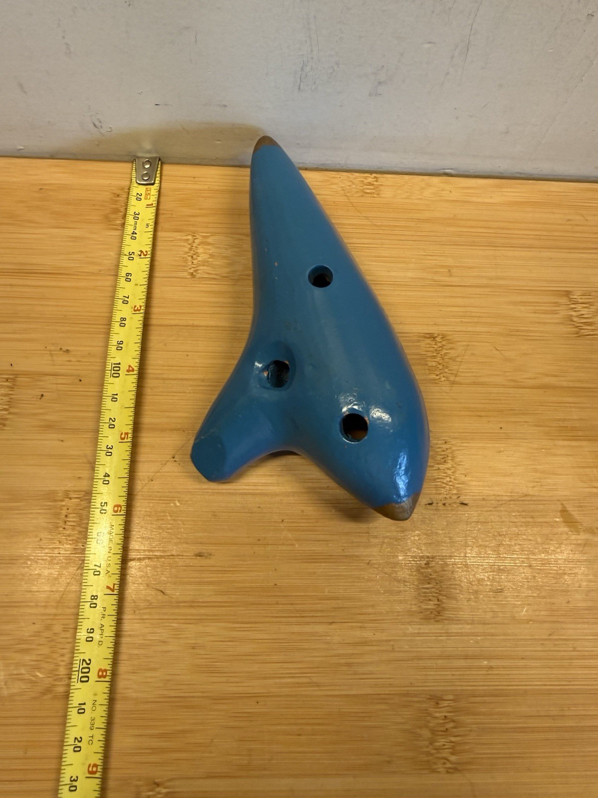 Antique 1880s Vintage Flute Ocarina Heinrich FIEHN Austria Early Instrument Clay