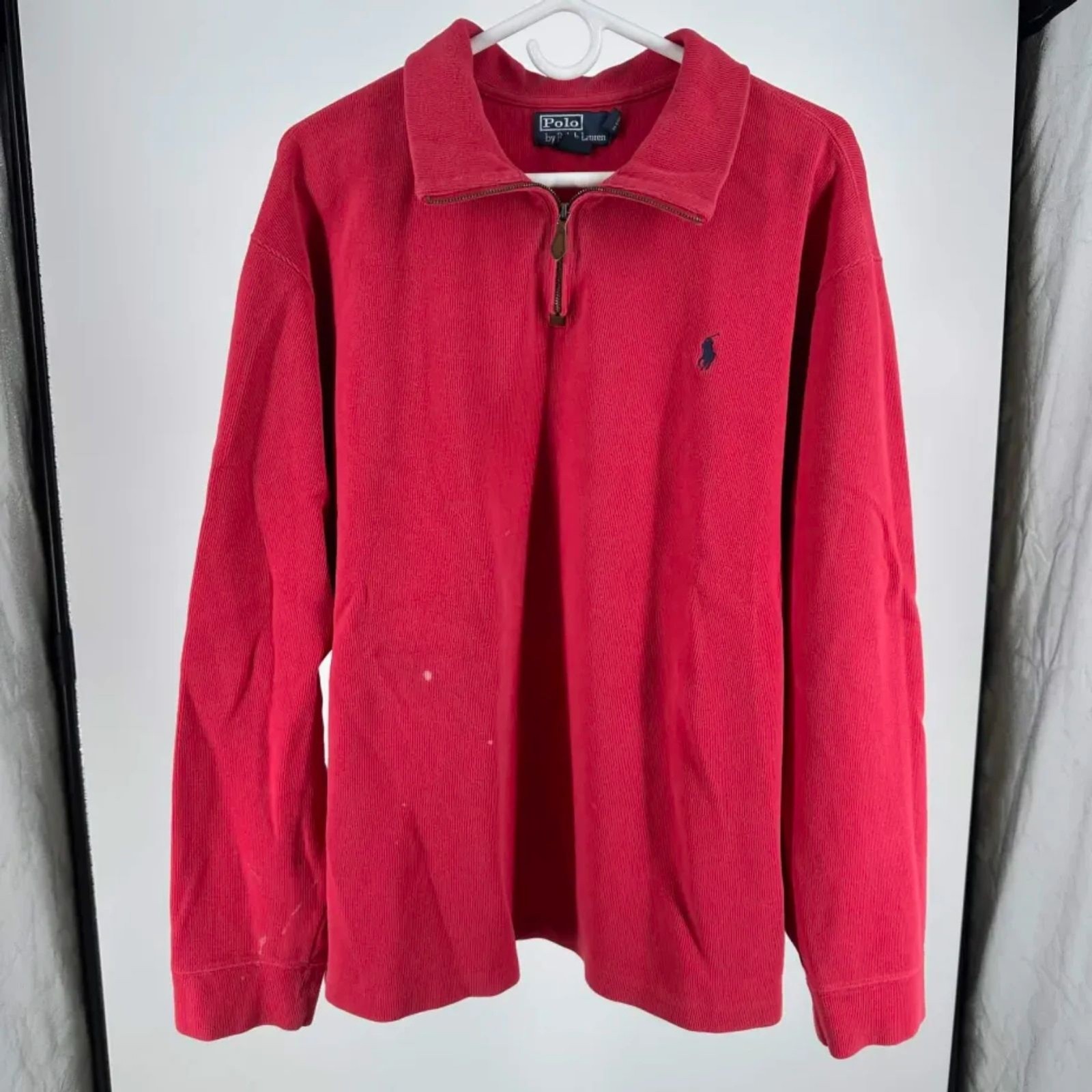 Vintage Polo Ralph Lauren 1/4 Zip Sweater Size XXL