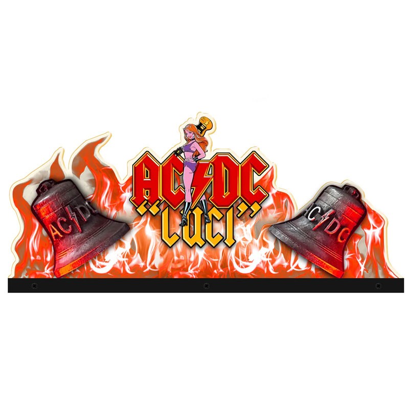 AC/DC Luci Topper 3D Acrylic LED Topper for Stern Pinball Mahine