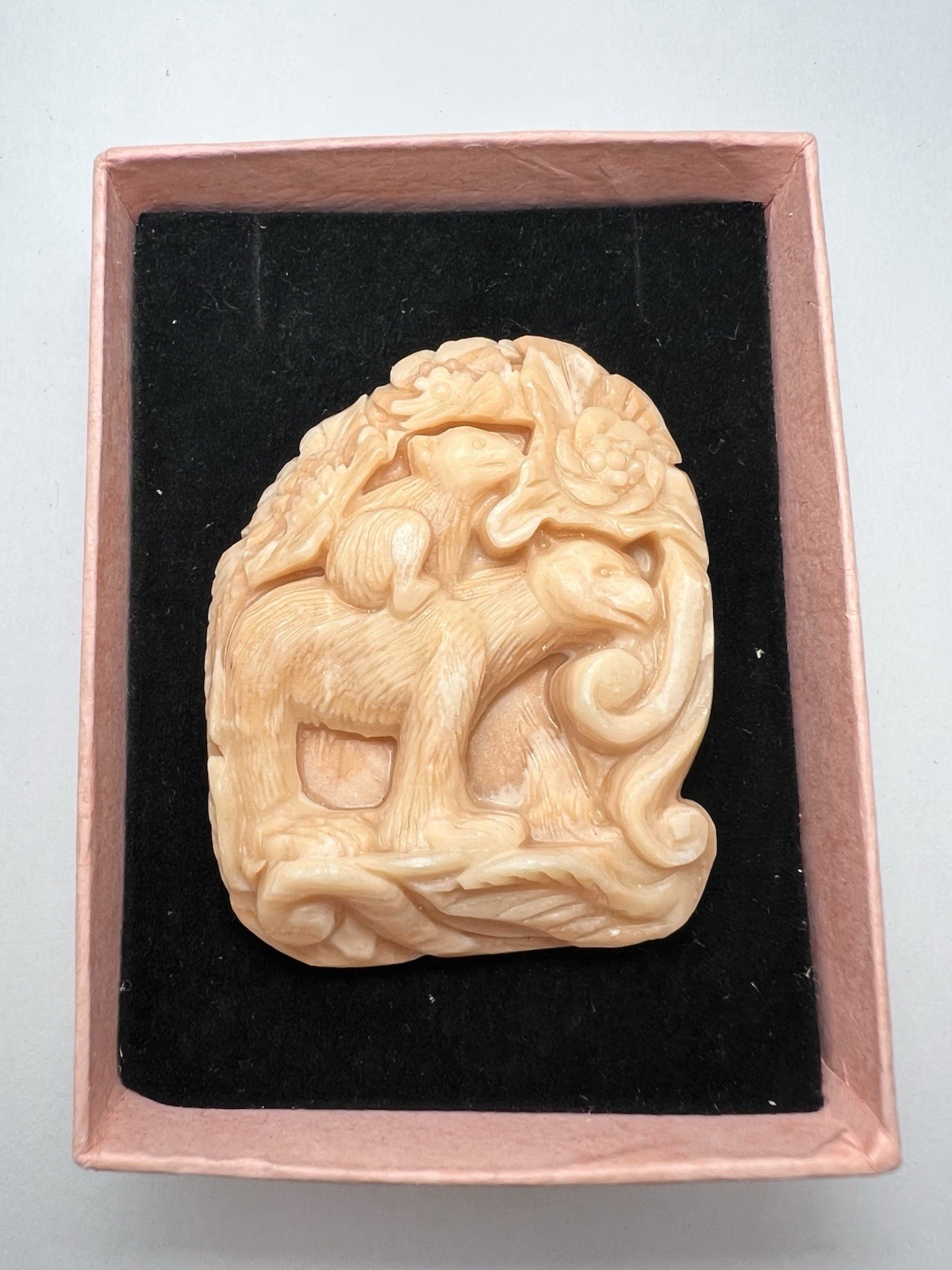 Carved Stone Bead