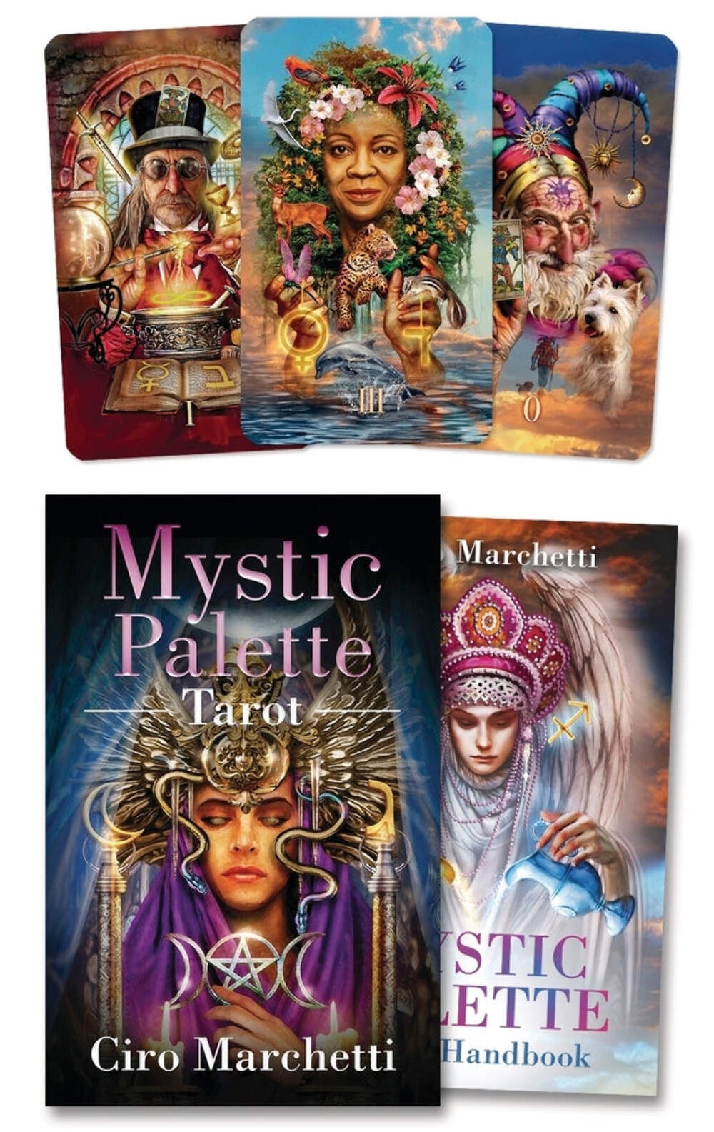 Mystic Palette Tarot Kit Divination Llewellyn By Ciro Marchetti Lw106