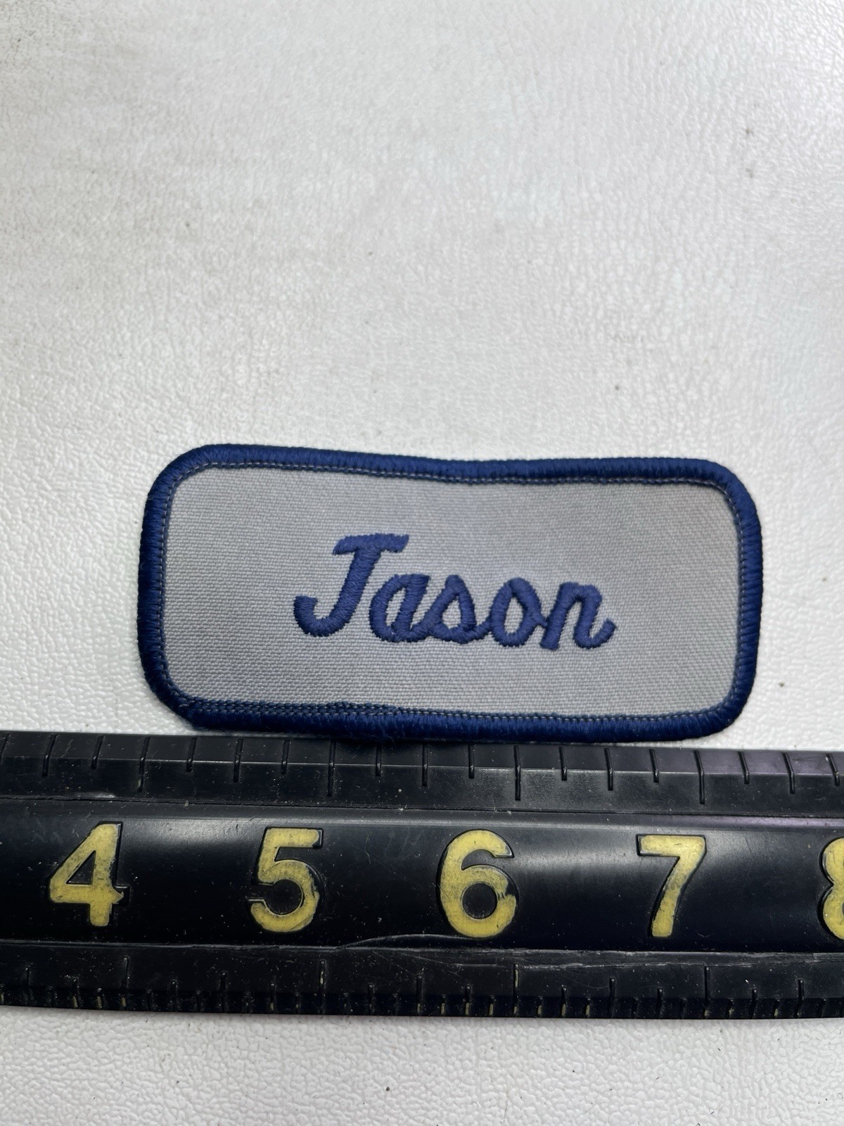 Vtg 3.5” NAME JASON Patch For Mechanic Technician Repairman Workwear Etc. P016