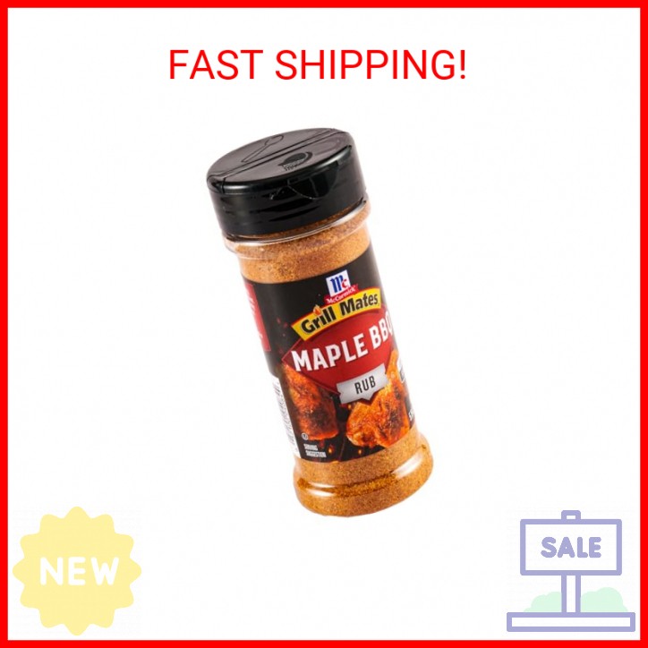McCormick Grill Mates Maple BBQ Rub, 5.75 oz
