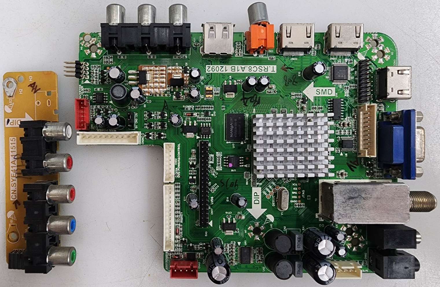 Quantum View QTE5511F Main Board 1B2E1824, T.RSC8.A1B 12092 *Read description*