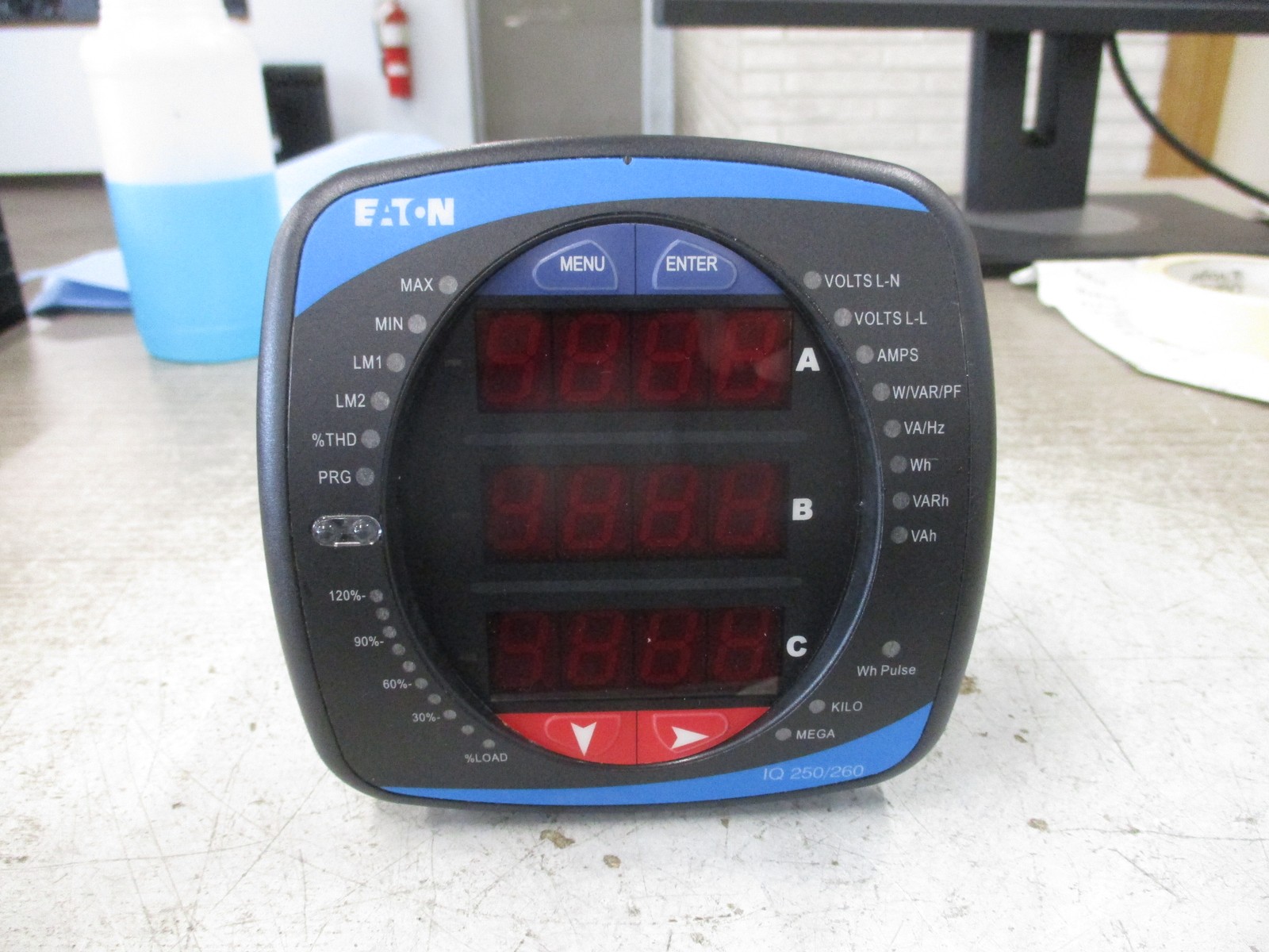 Eaton Power Meter IQ250MA65110 Style #: 65A2035G08 69-480V L-N 600V L-L 60Hz