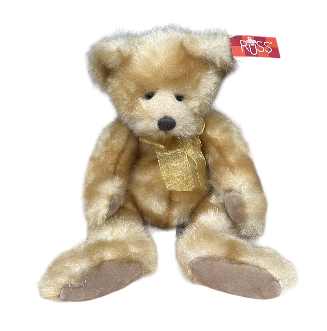 Russ Berrie & Co "Pennington" Bears From The Past Collection Super Soft Plus NWT