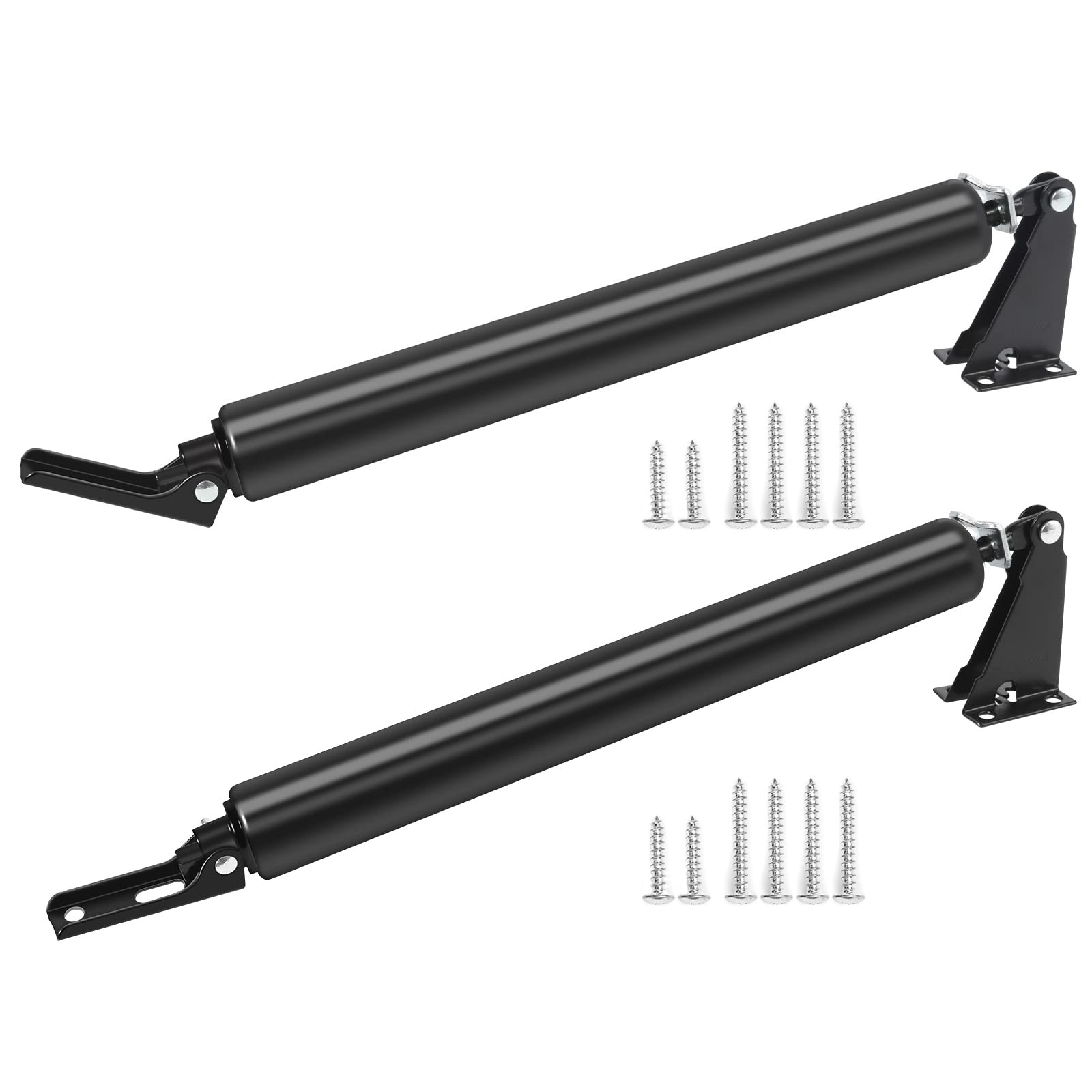 Dluno 2 Set Black Screen Door Closers, Storm Door Closer Heavy Duty Screen Do...