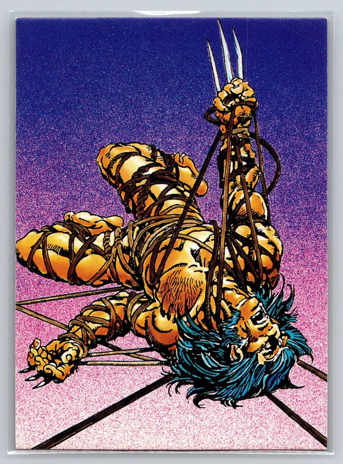 1992 Comic Images Wolverine From Then 'Til Now II #8 Project X Logan Card