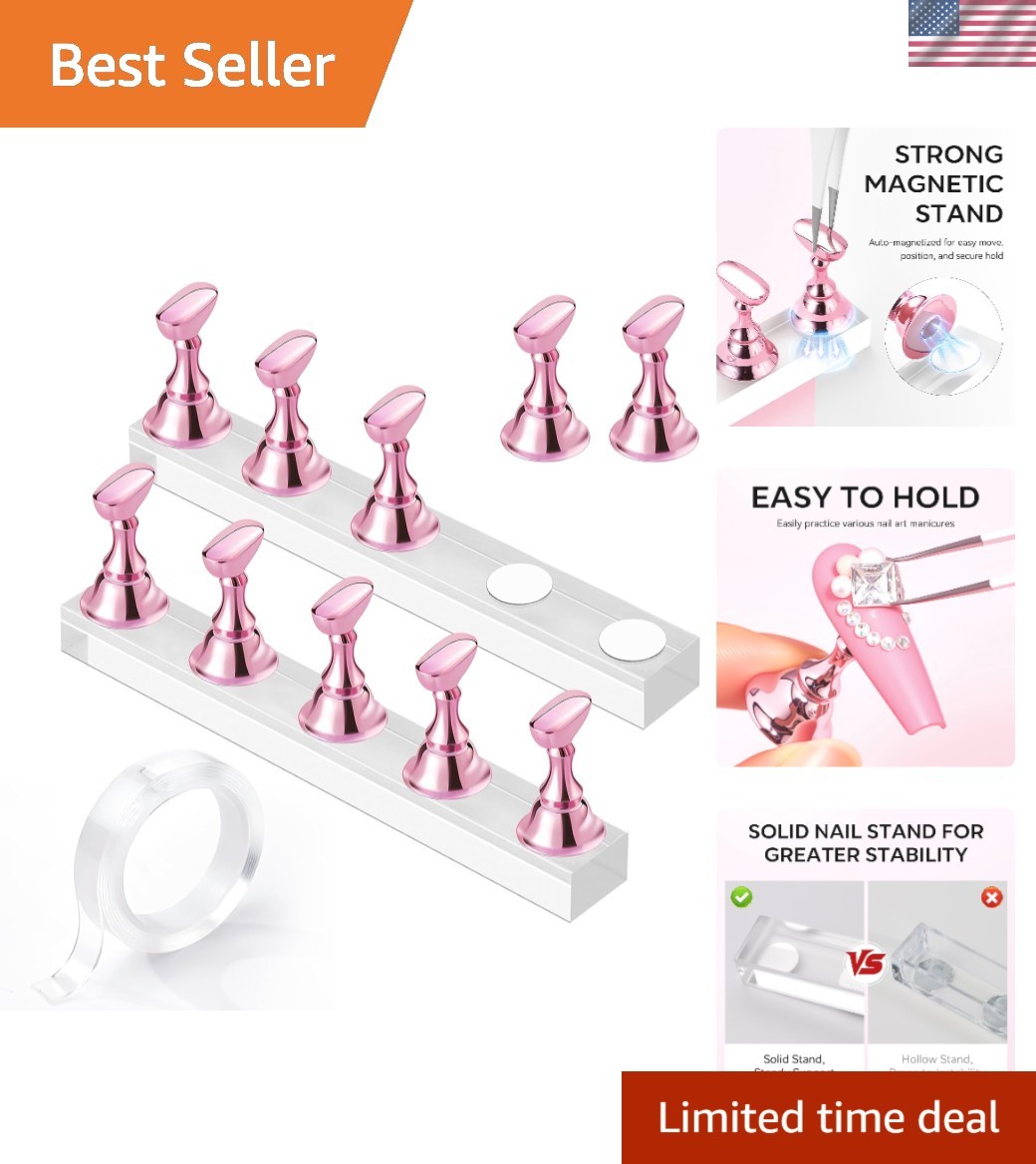 Nail Stand for Nails Art Display Practice Nail Holder for Painting Nails Stan...