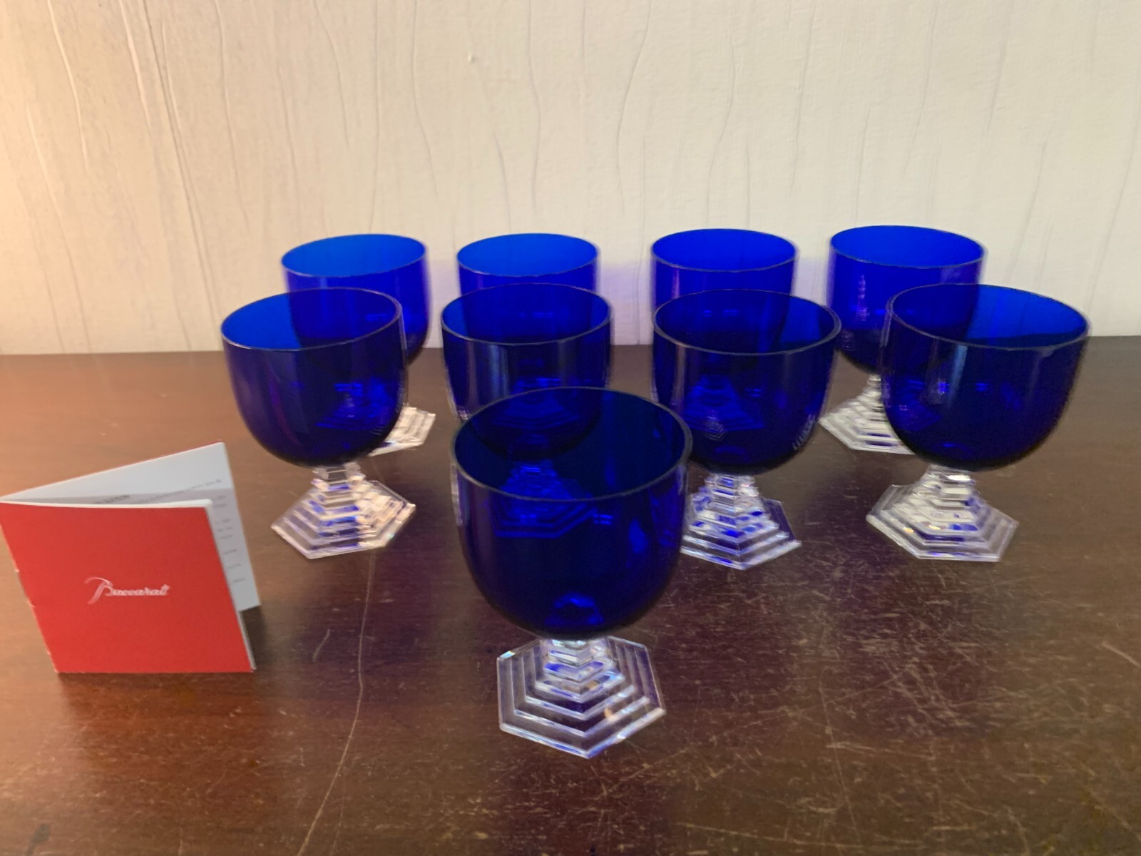 9 Wine Glasses Orsay Model In Baccarat Crystal (Price Per Unit)