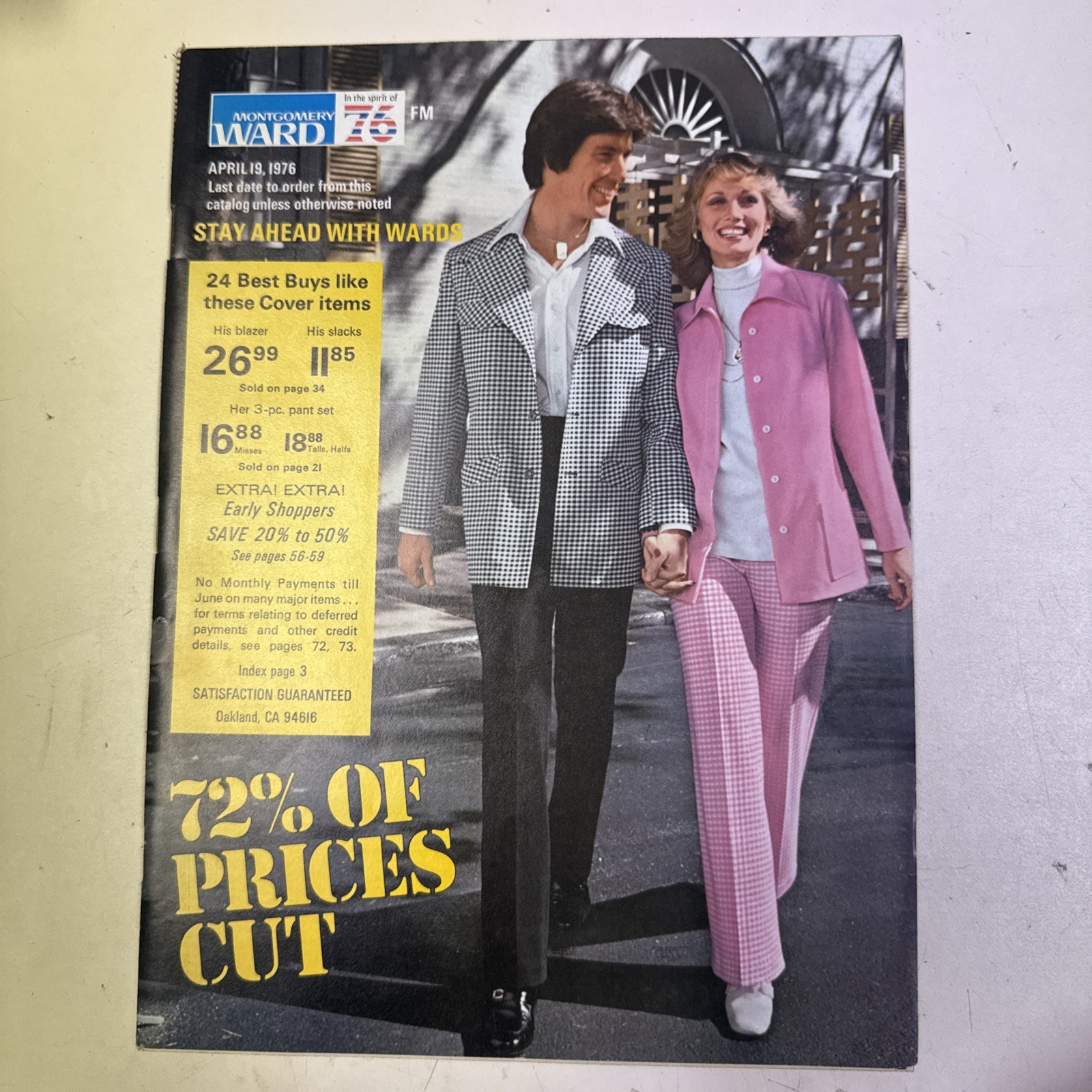 Vintage Montgomery Wards April 1976 Catalog