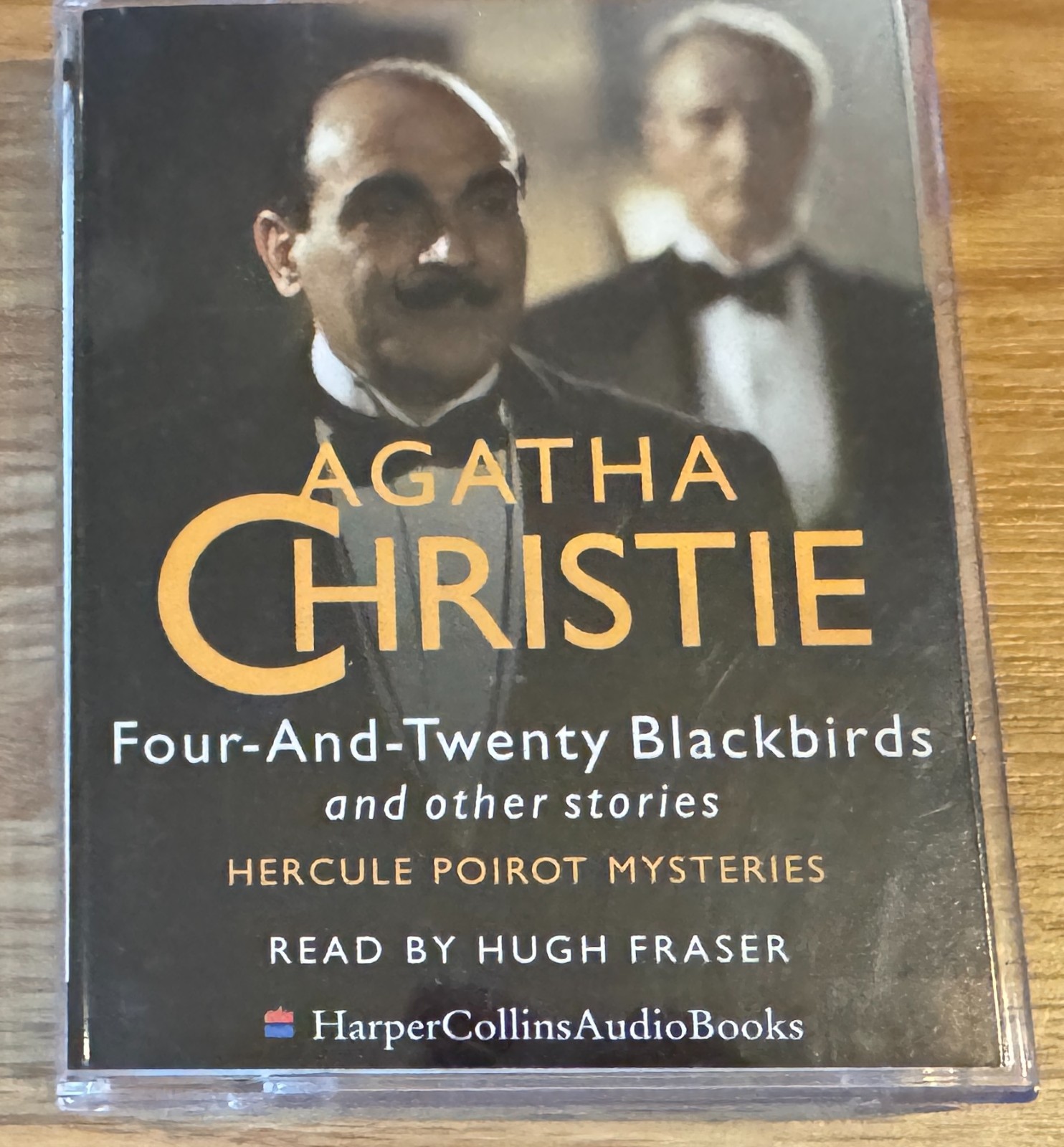 AUDIO BOOK Agatha Christie FOUR AND TWENTY BLACKBIRDS on 2 x cass Hugh Fraser