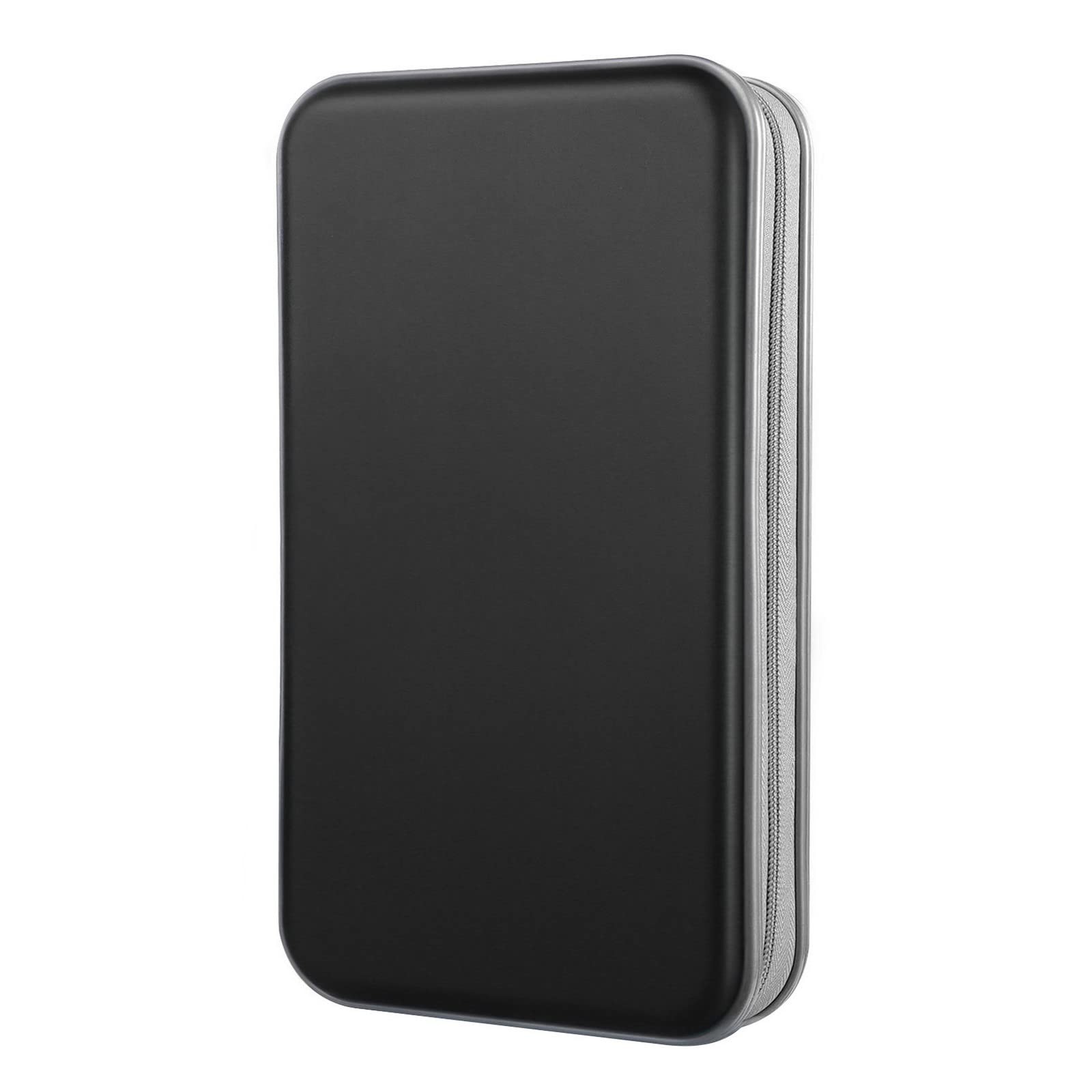Bivisen DVD Case, CD Case Holder Wallet Binder 96 Capacity 96 Capacity, Black 