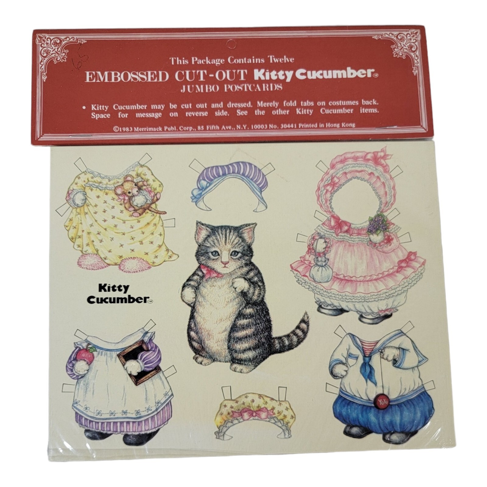 Kitty Cucumber, Baby Kitty Cucumber, Baby JP Buster, Paper Dolls Never Opened
